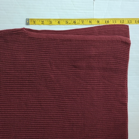 NEW Ascot and Hart Knit Midi Skirt 3X Brown FLAW DISCOLORATION - Picture 12 of 14